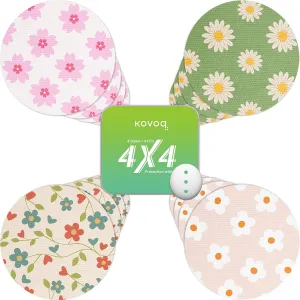 Dexcom G7 Over Patches, 16 Printed Waterproof Dexcom Stelo & G7 Over Patches, 1 Hardshell Cover for Enhanced Safeguard, Breathable, 14 Days Protection with Style (Flower)