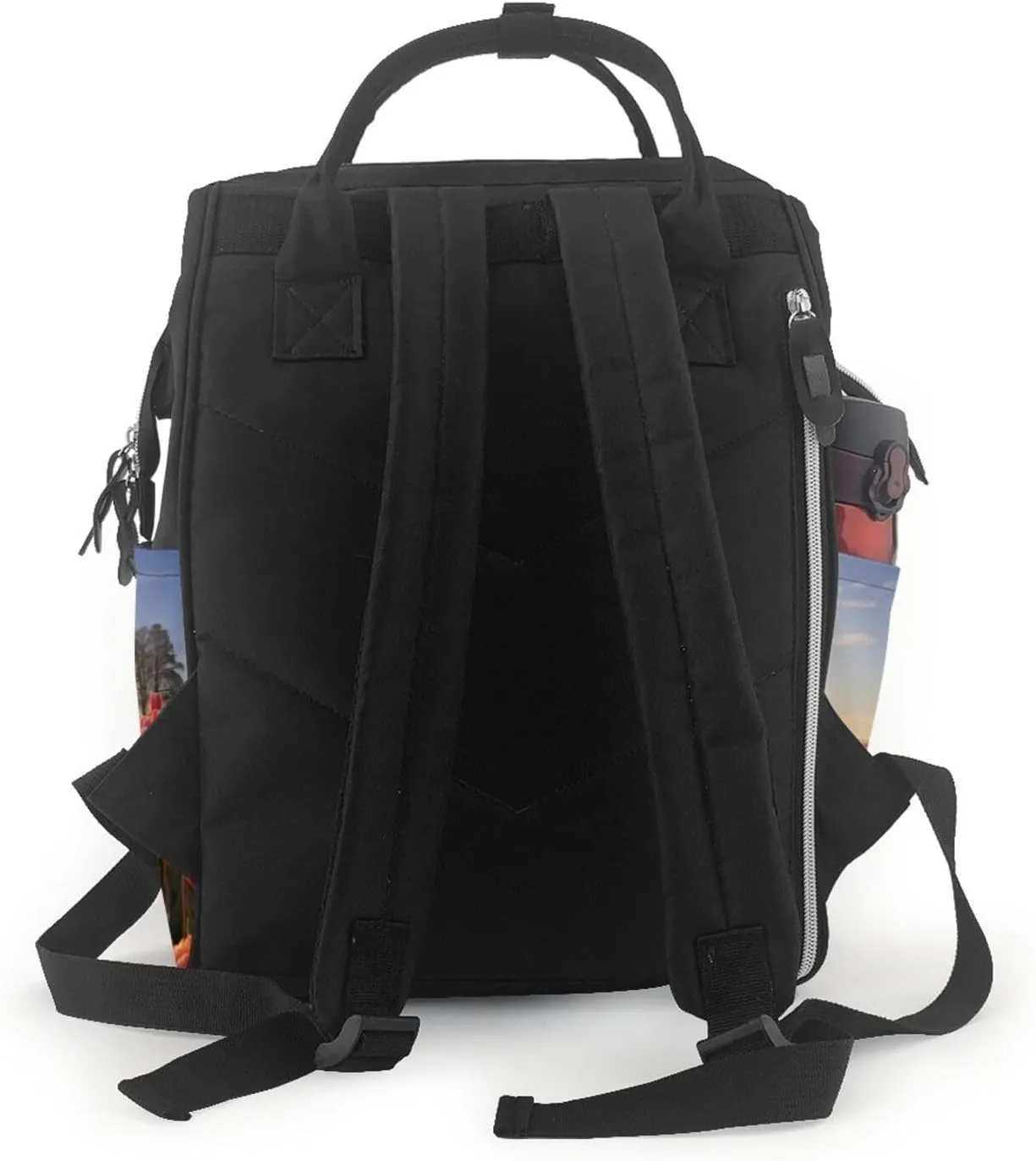 Diaper Bag Backpack Flower Field Nappy Backpack Maternity Baby Nappy Bag Changing Bags for Travel