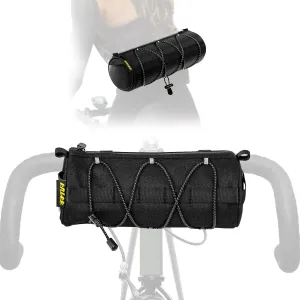 ENLEE 2.2L Bike Handlebar Bag Waterproof Bike Storage Bag Lightweight Mountain Bike Crossbar Front Bag with Reflective Strips Professional Cycling Accessories for Bicycle MTB Road Travel