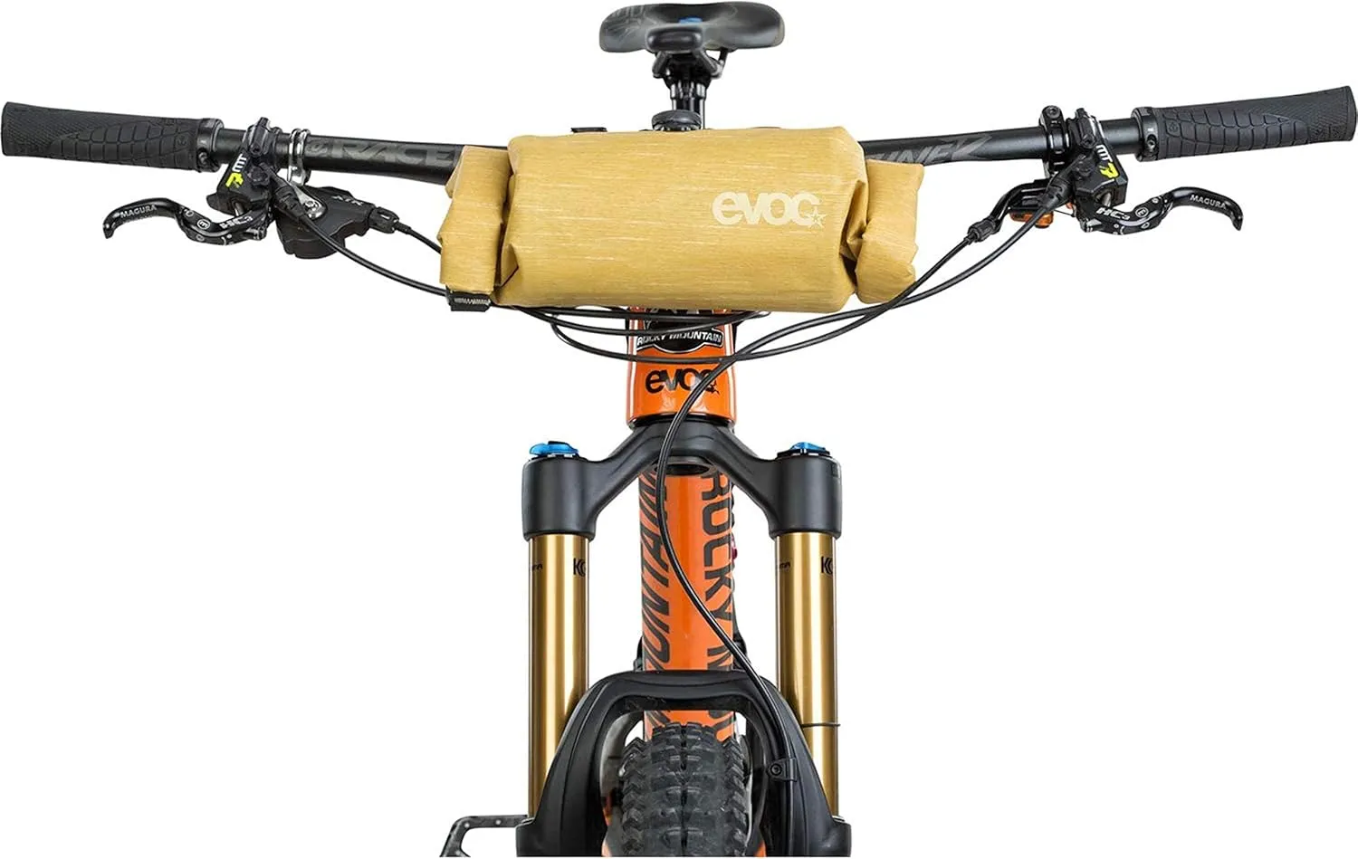 EVOC HANDLEBAR PACK BOA Handlebar Bag Bicycle Bag for Additional Storage Space (Large Storage Space (2.5L or 5L), BOA Fit System, Quick Access on Both Sides, Waterproof and Dirt-Repellent)