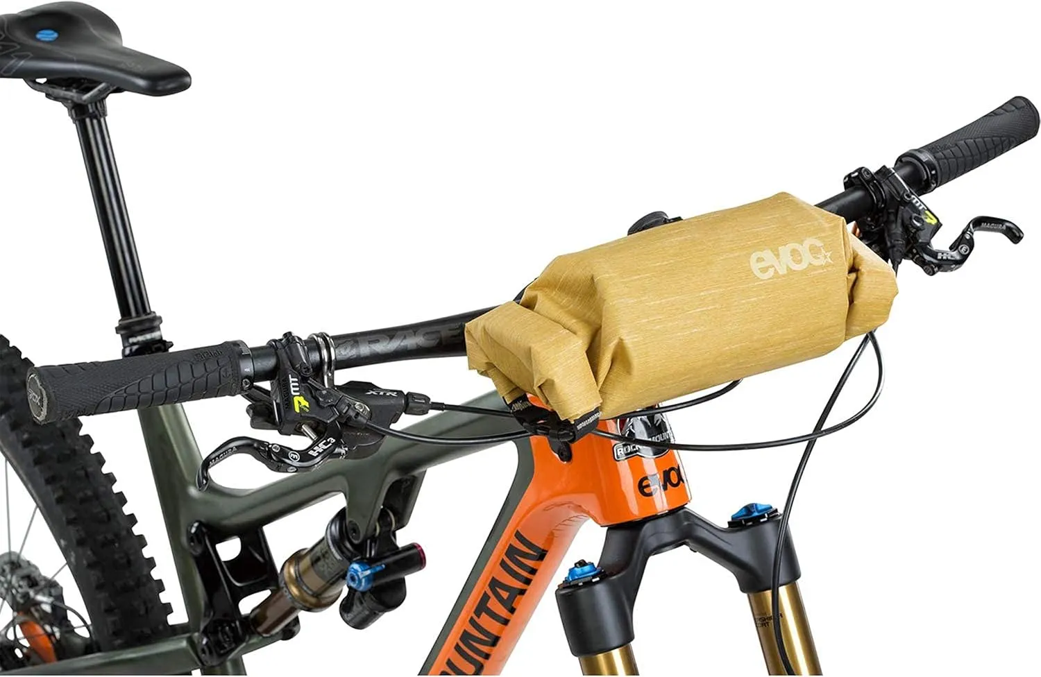 EVOC HANDLEBAR PACK BOA Handlebar Bag Bicycle Bag for Additional Storage Space (Large Storage Space (2.5L or 5L), BOA Fit System, Quick Access on Both Sides, Waterproof and Dirt-Repellent)