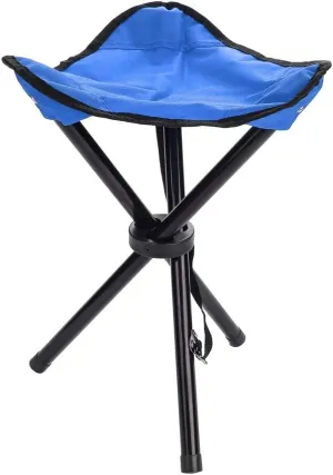 EVTSCAN Folding Camping Stool, Portable Camping Fishing Chair, Tripod Chair for Outdoor Camping Hiking Fishing Picnic BBQ Travel