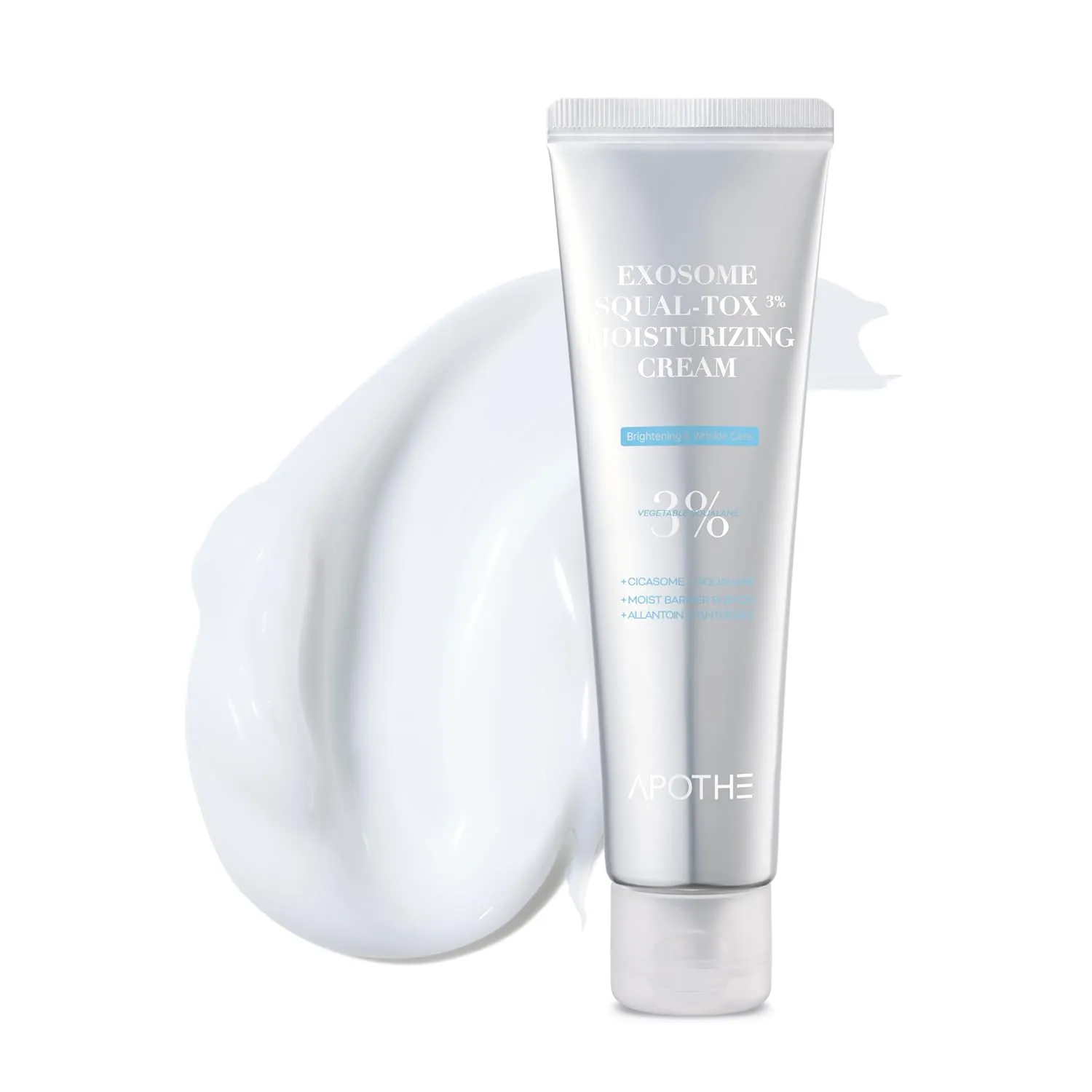 Exosome Squal-Tox Moisturizing Cream 2.03 fl oz (60ml) – Long-Lasting Hydration, Firming, and Skin Barrier Strengthening with Squalane, Centella Asiatica, and Exosome Technology