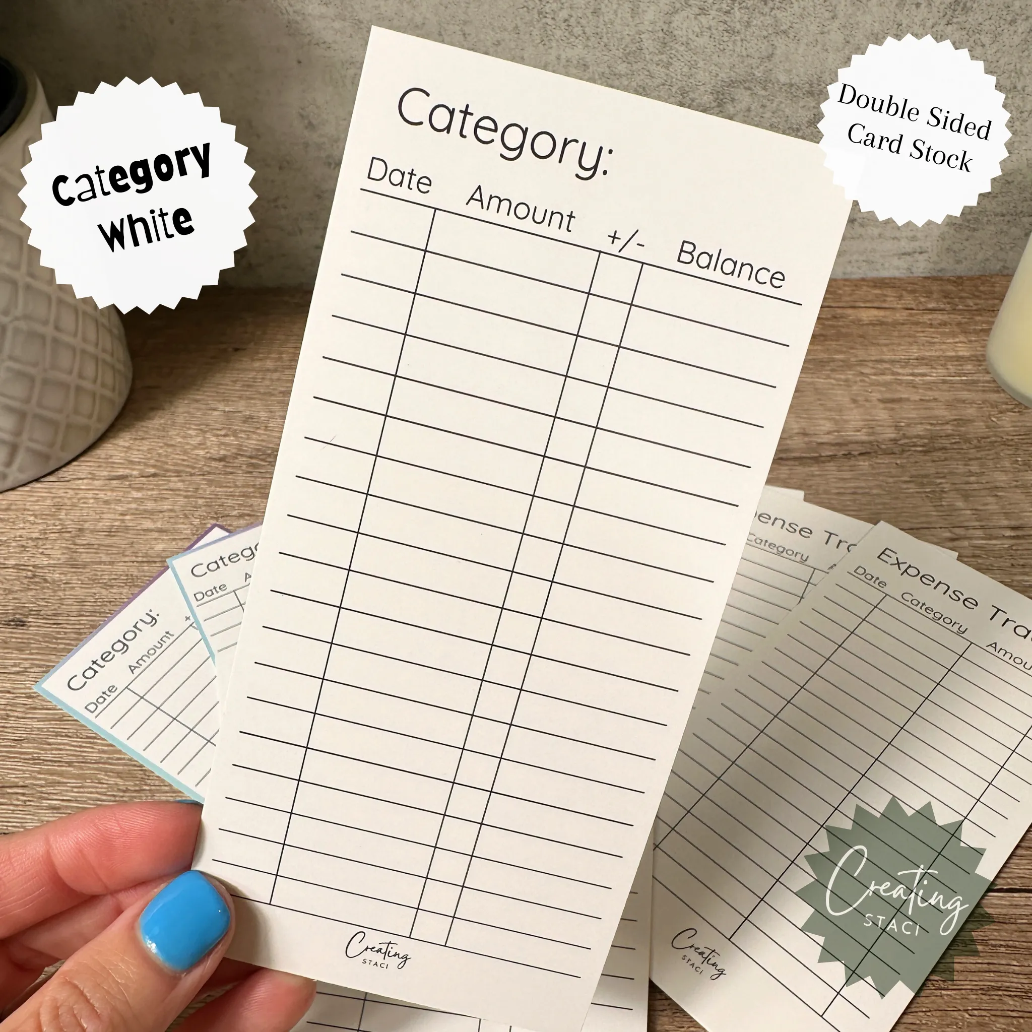 Expense Trackers (Cardstock)