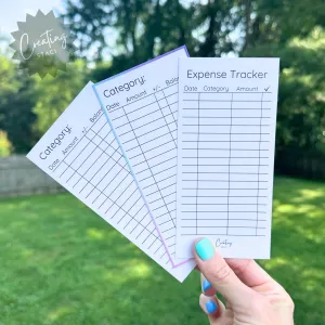 Expense Trackers (Cardstock)