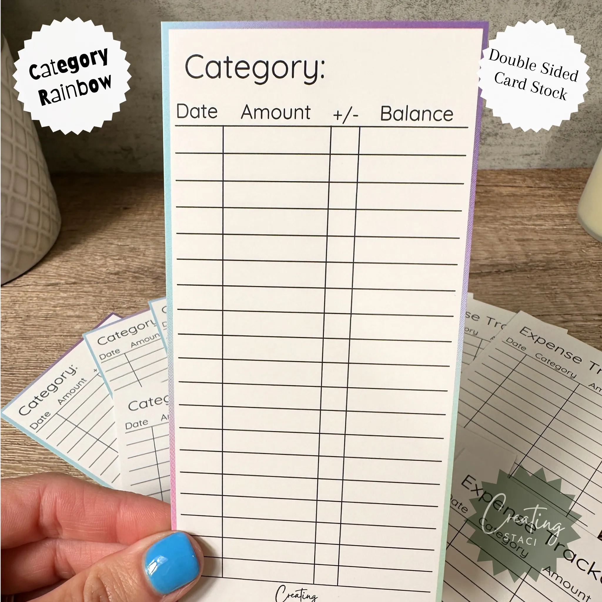 Expense Trackers (Cardstock)