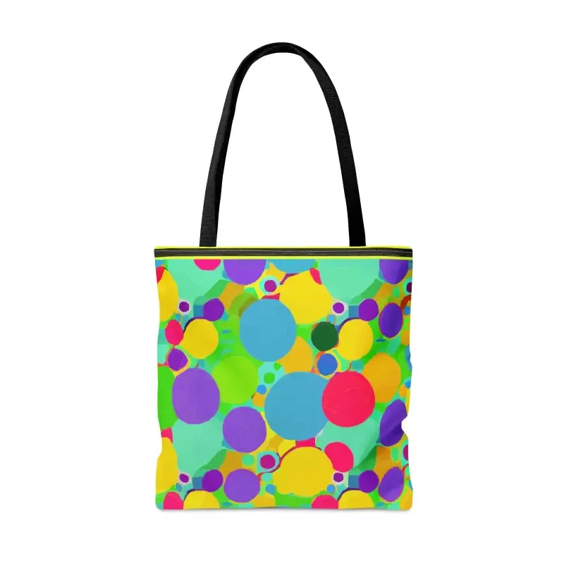 Eye Catching Colorful Circles Tote Bag
