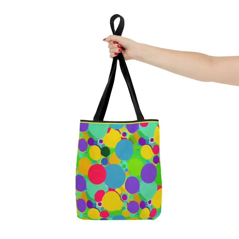 Eye Catching Colorful Circles Tote Bag