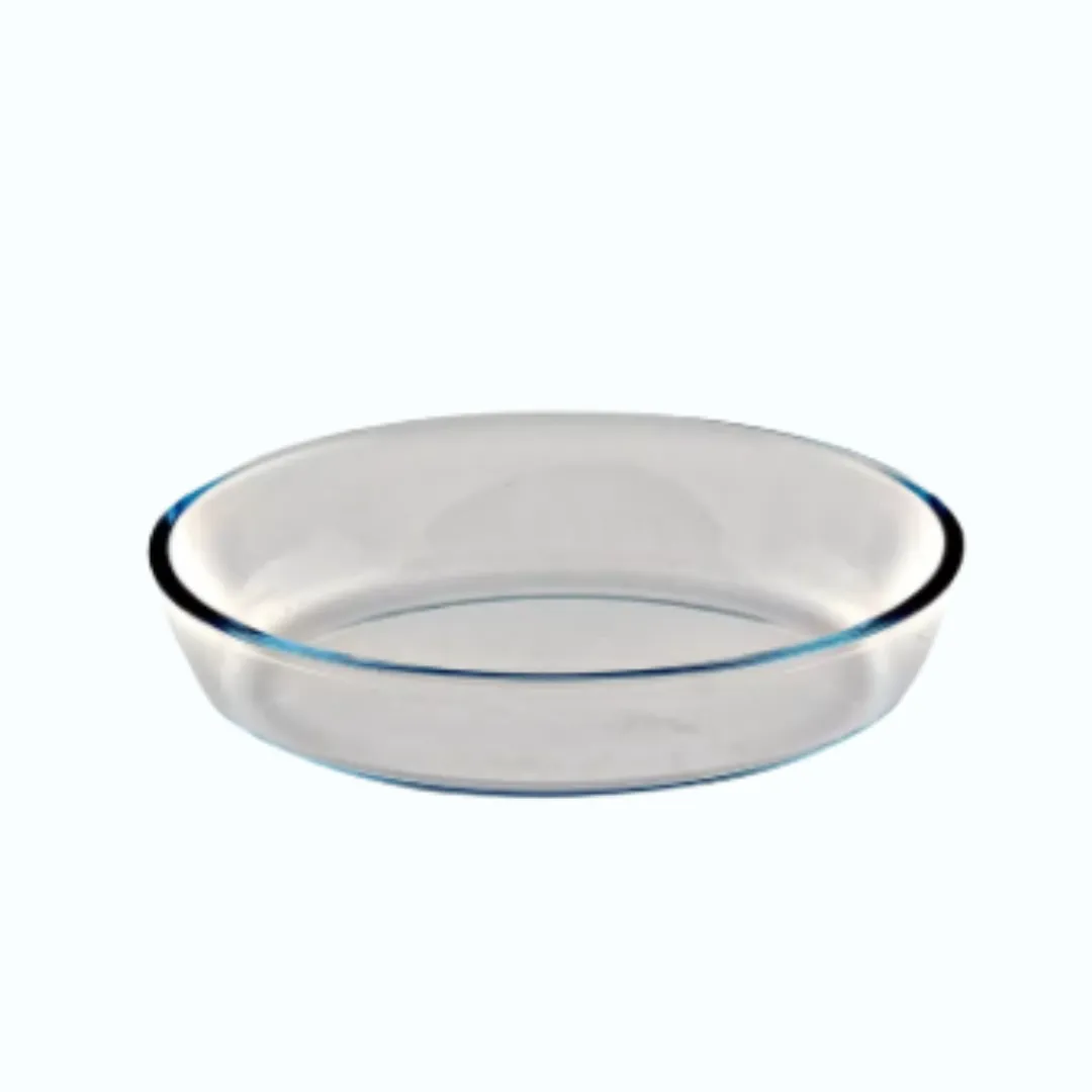 EZ Home Ideas Artemis Glass Oval Baking Dish Microwave Safe Glass Food Storage Container