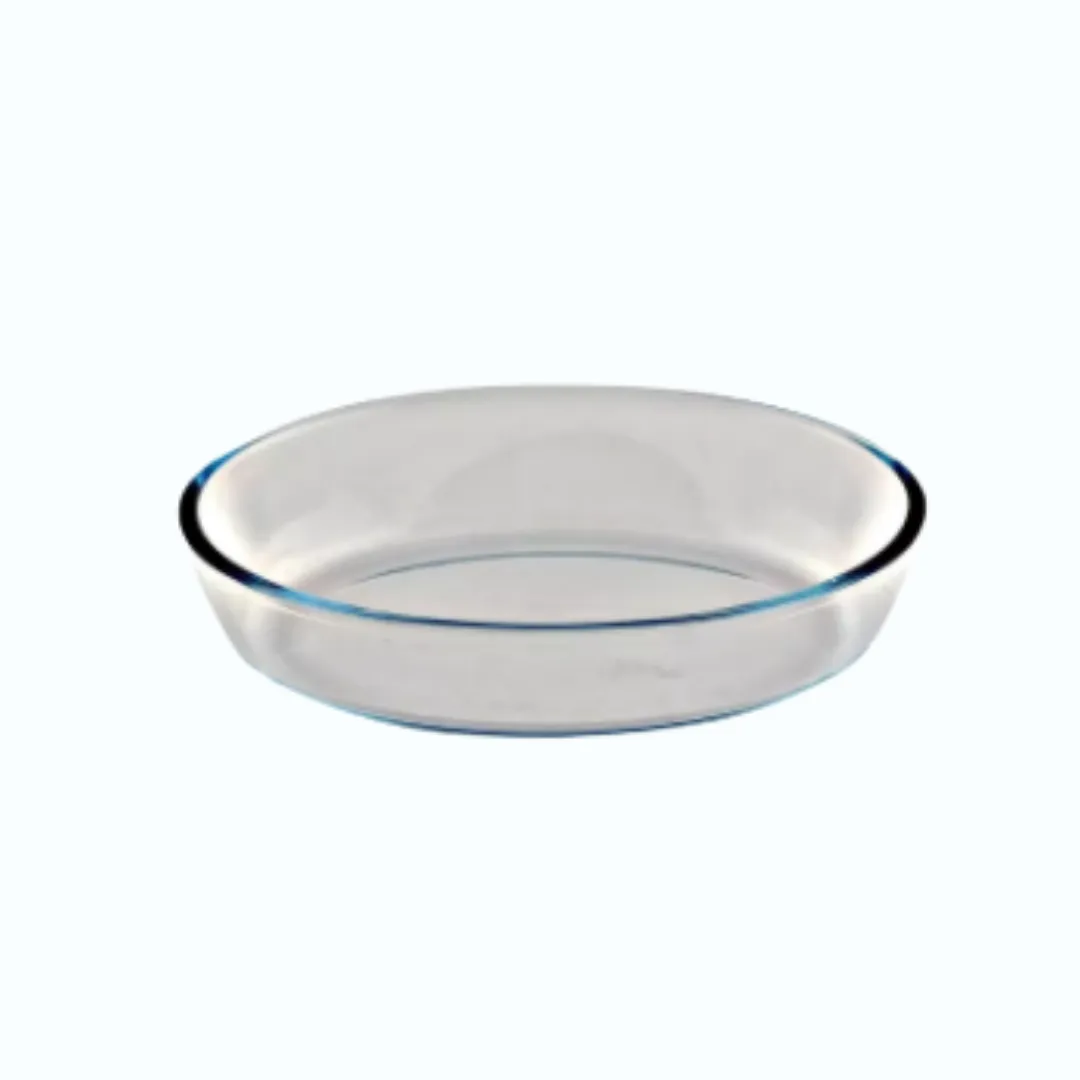 EZ Home Ideas Artemis Glass Oval Baking Dish Microwave Safe Glass Food Storage Container