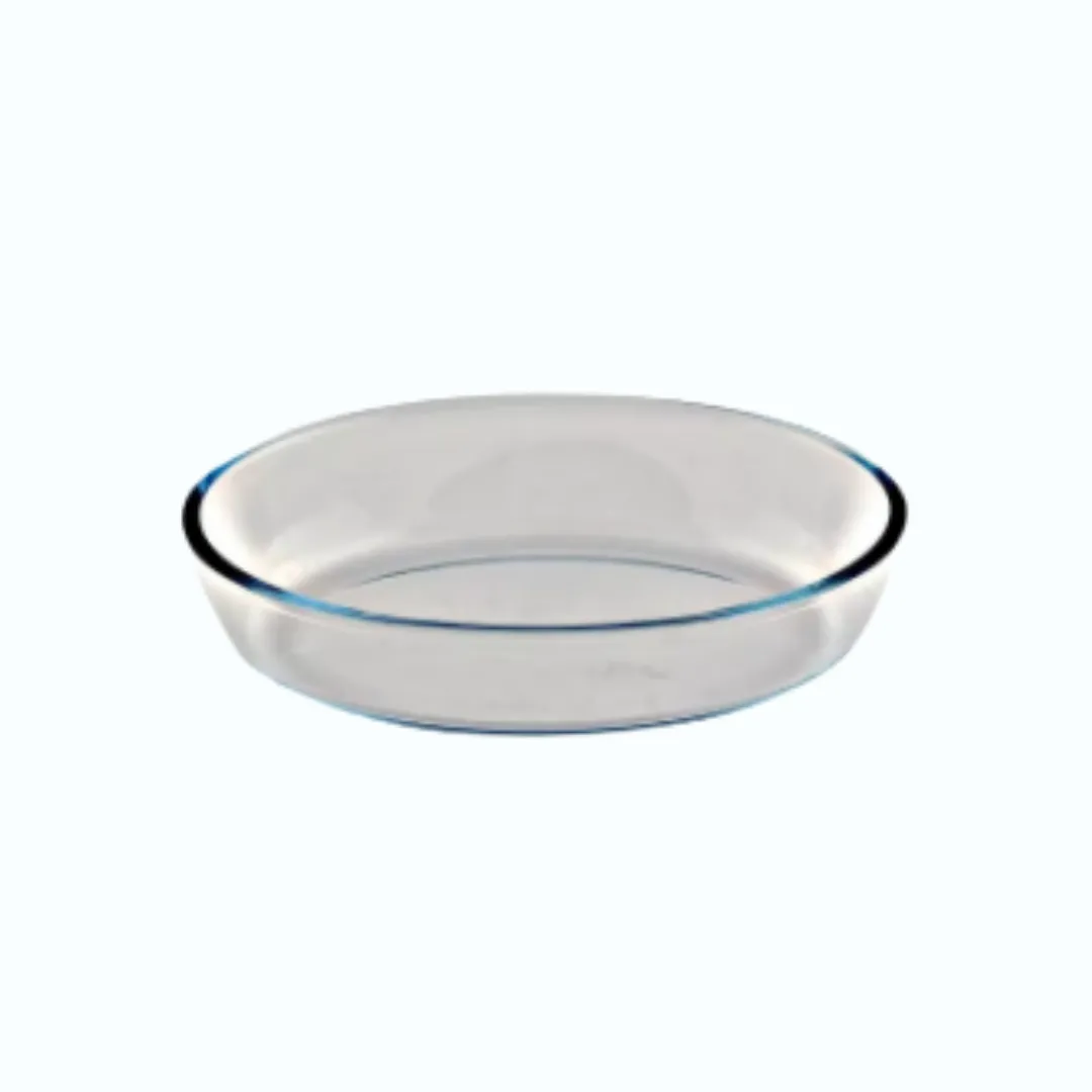 EZ Home Ideas Artemis Glass Oval Baking Dish Microwave Safe Glass Food Storage Container