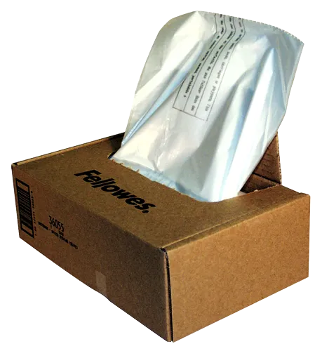 Fellowes Shredders Waste Bags - For C-380 Series (50 Bags Per Box)