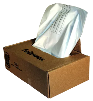 Fellowes Shredders Waste Bags - For C-380 Series (50 Bags Per Box)