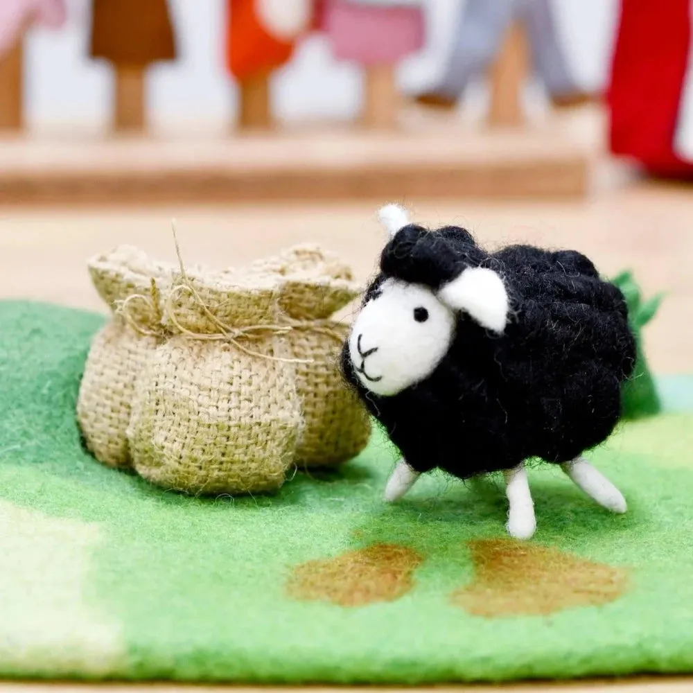 FELT BAA BAA BLACK SHEEP