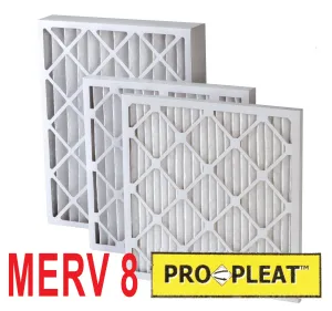 Filtration Manufacturing Inc. Pro-Pleat MERV 8 [MORE SIZES] Extended Surface Pleated Air Filters (12 Pack of 1" or 2" - 6 Pack of 4")