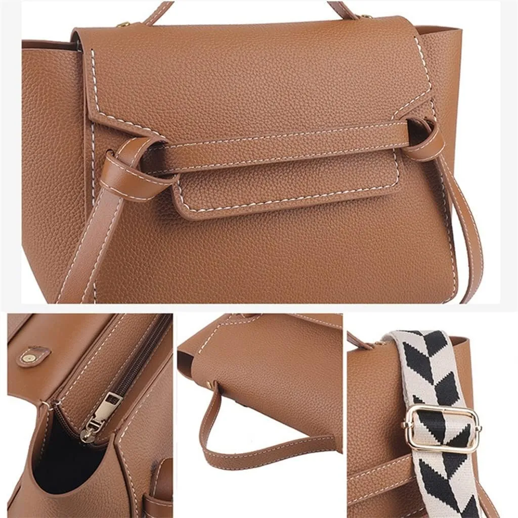 Fish Mouth Design PU Handmade DIY Material Set for Handbag Bag(D)