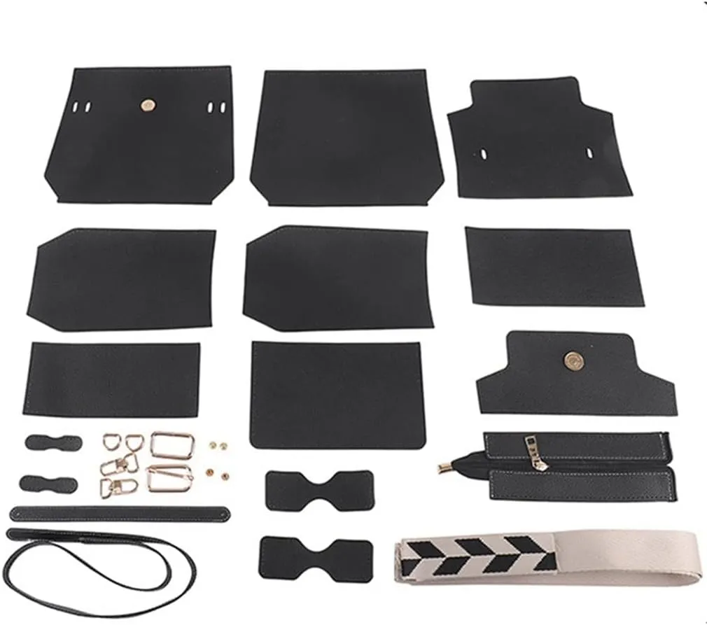 Fish Mouth Design PU Handmade DIY Material Set for Handbag Bag(D)
