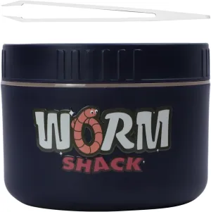 Fishing Bait Container, Insulated Stainless Steel, Live Bait Storage, Worm Storage Box, Nightcrawler Box, Bait Tank, Compact and Durable,Small and Portable, Keeps Bait Fresh and Alive