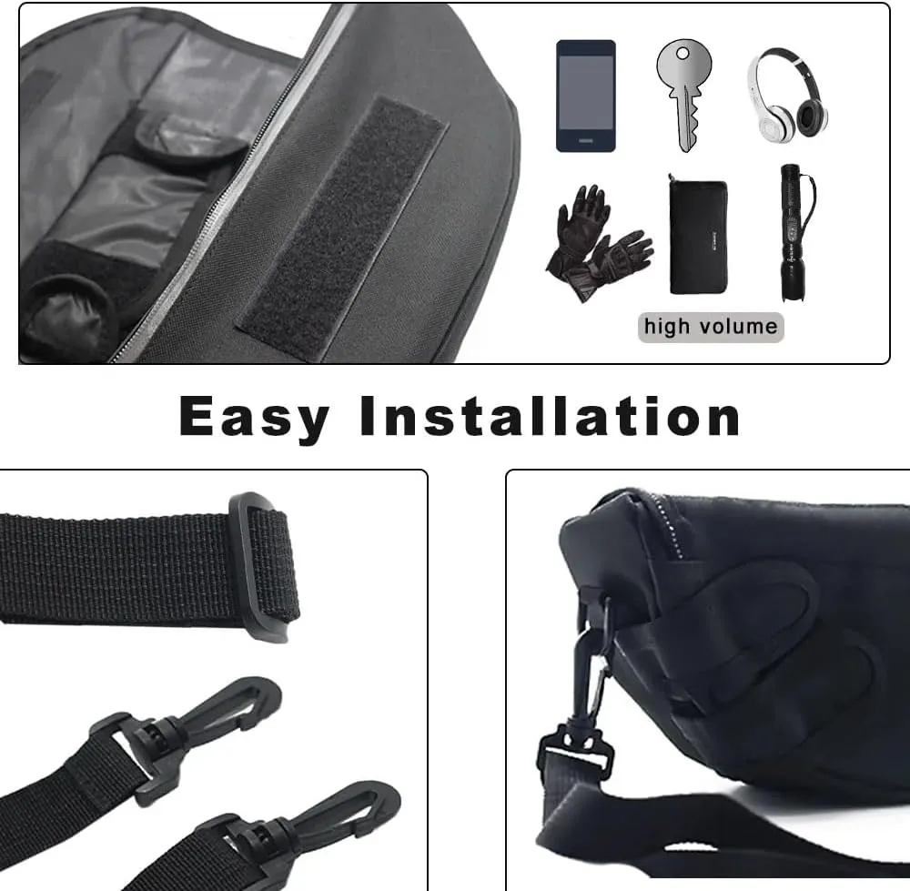 For CB1000 cb1000 cb 1000 2025 Motorcycle Handlebar Travel Bag Motorcycle Waterproof And Dustproof Handlebar Storage Bag (A)