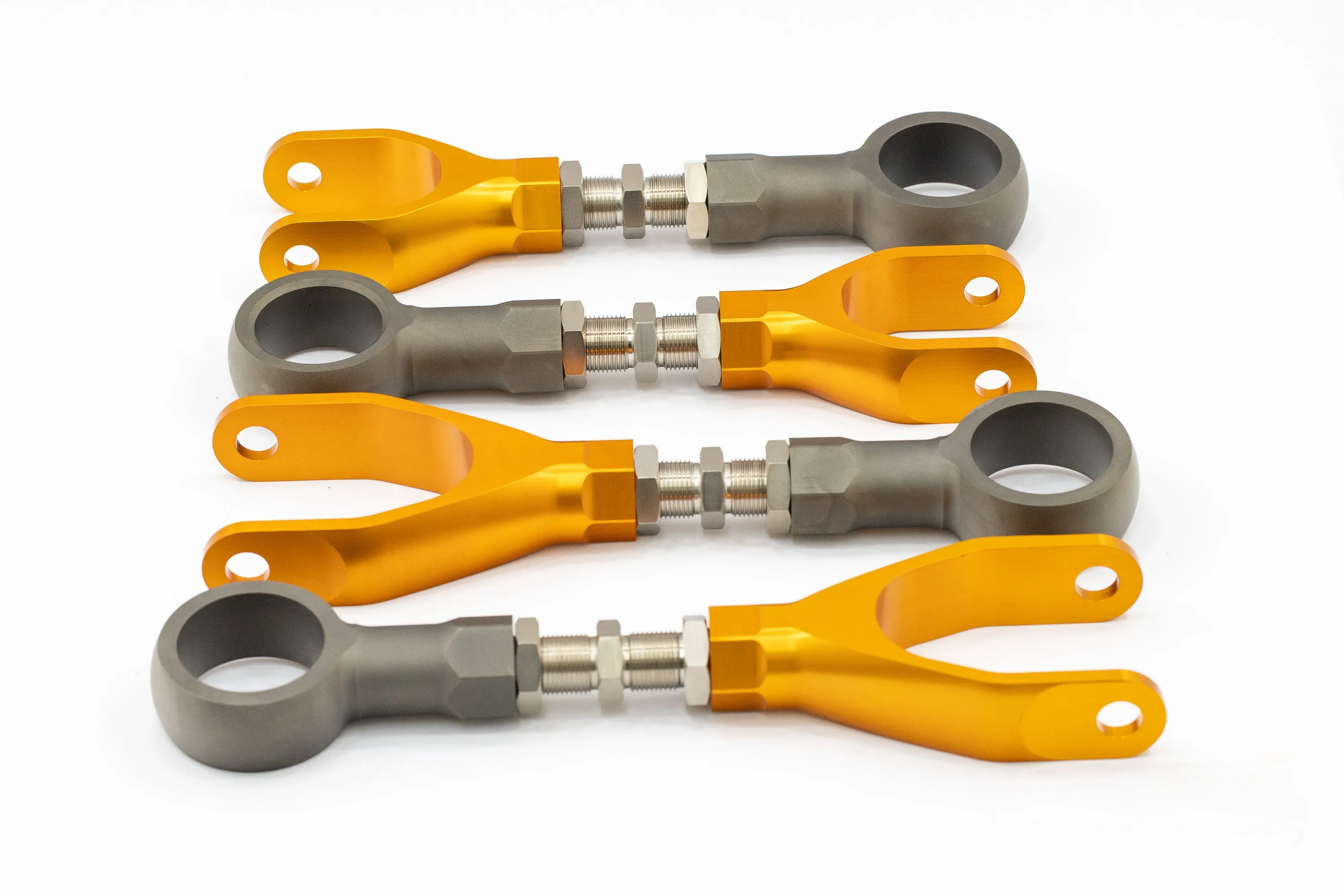 FPX - OEM Rubber Bushing Adjustable Rear Camber & Toe Control Arms