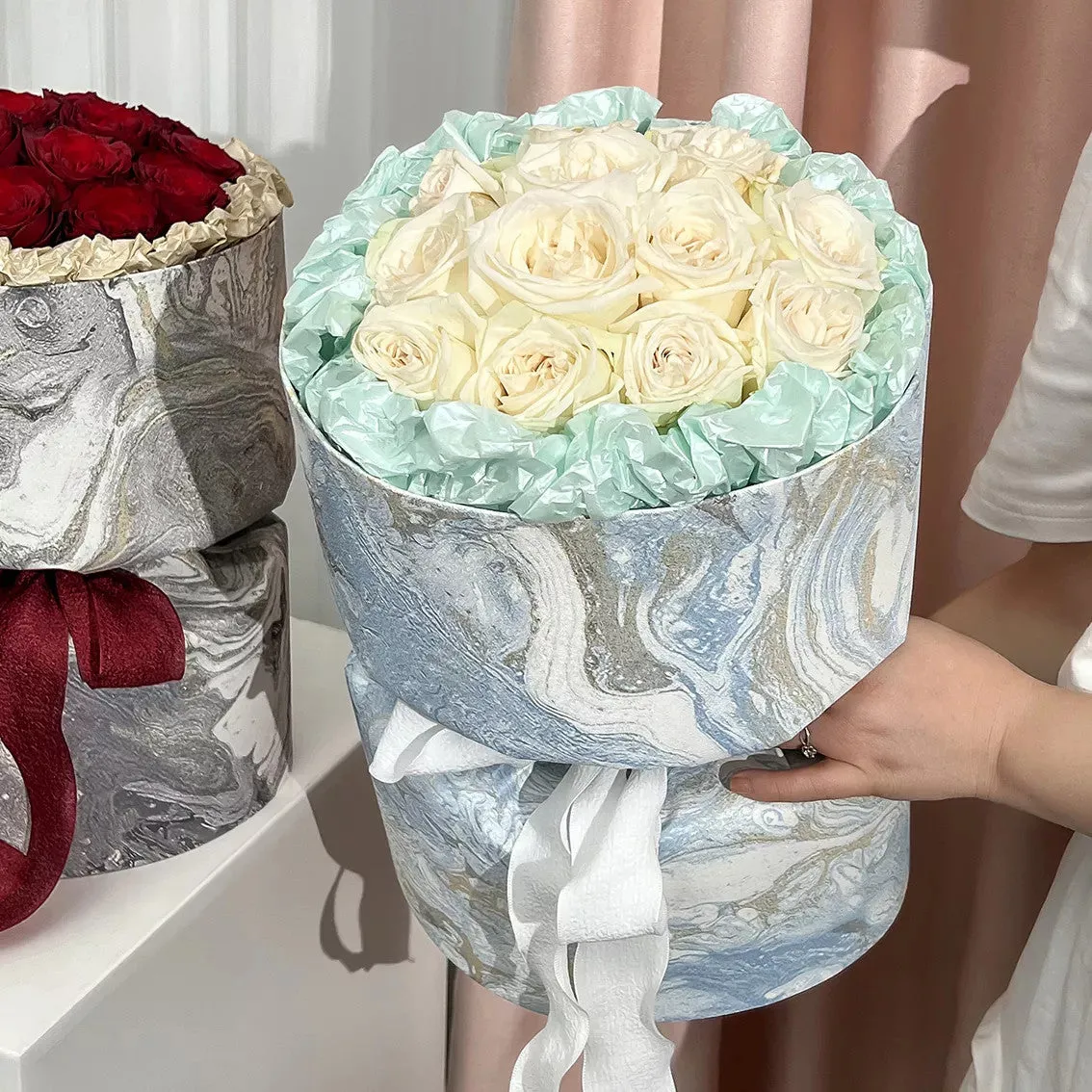 Galaxy DIY Circular Flower Bouquet Wrapping Paper (3 sets/bag)