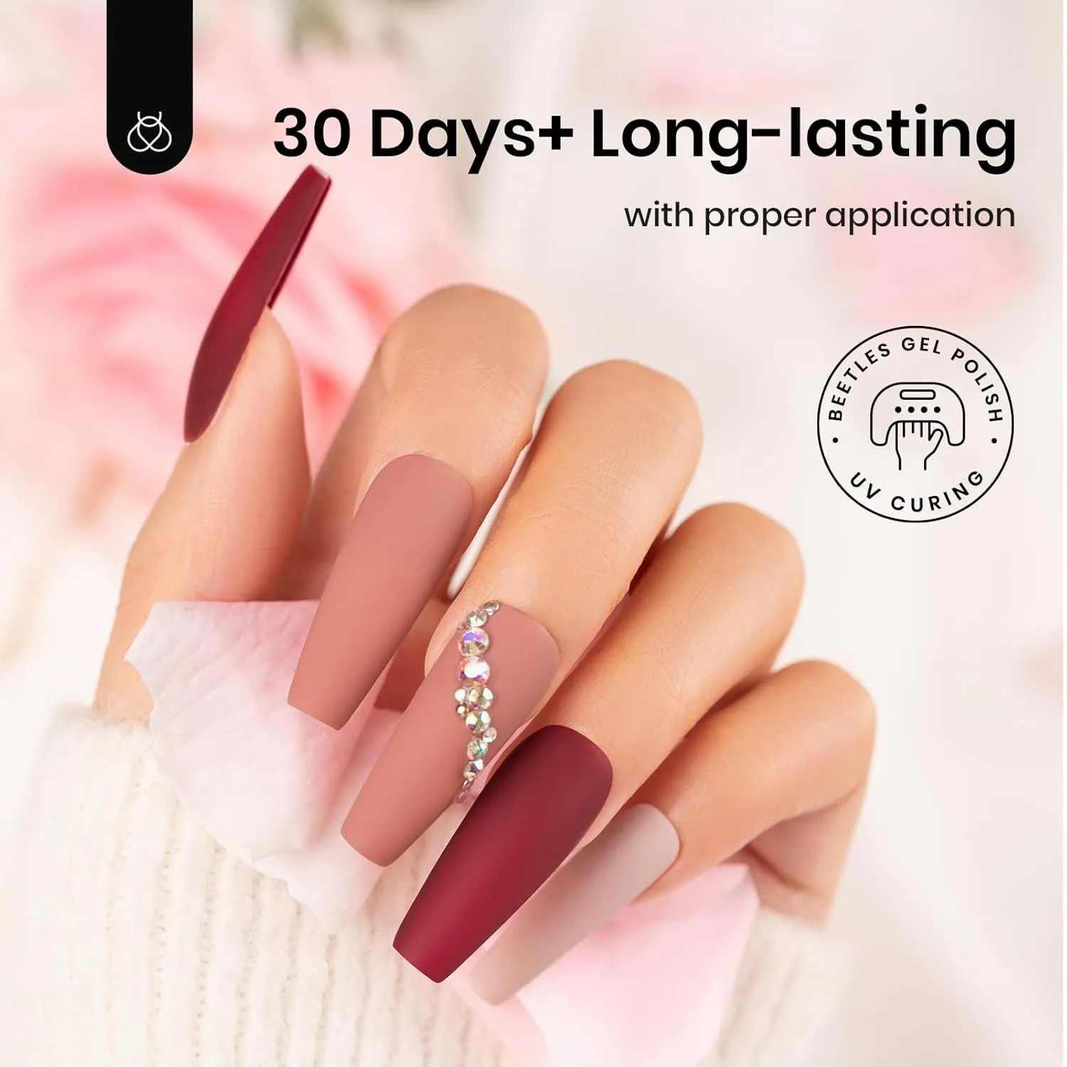 Gel Base Coat, 15Ml Prebond Base Gel Nail Polish Long Lasting Soak off U V Nail Lamp Base Coat Upgraded Formula for Salon DIY Nail Art Design Manicure Valentines Day Gifts