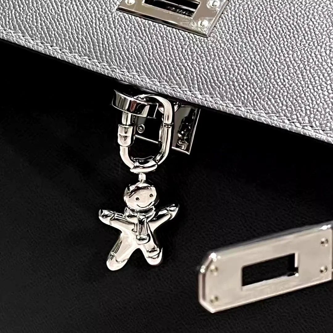 Gingerbread Man Bag Charm