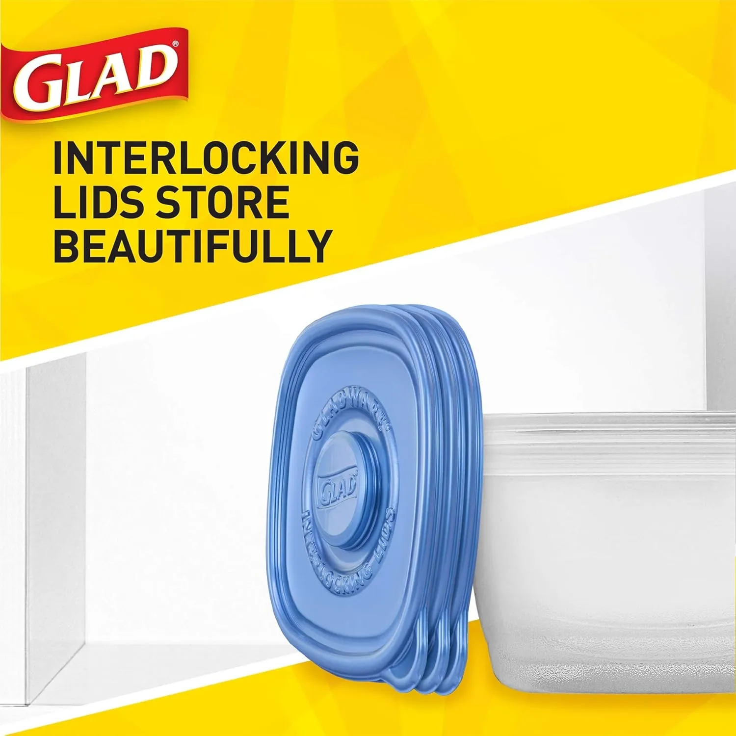 Glad Variety Pack Food Storage Containers for Everyday Use | Large Variety Pack Food Containers | Clear Food Storage Containers Freezer Safe, Microwave Safe, Dishwasher Safe, 20 Count, BB13611