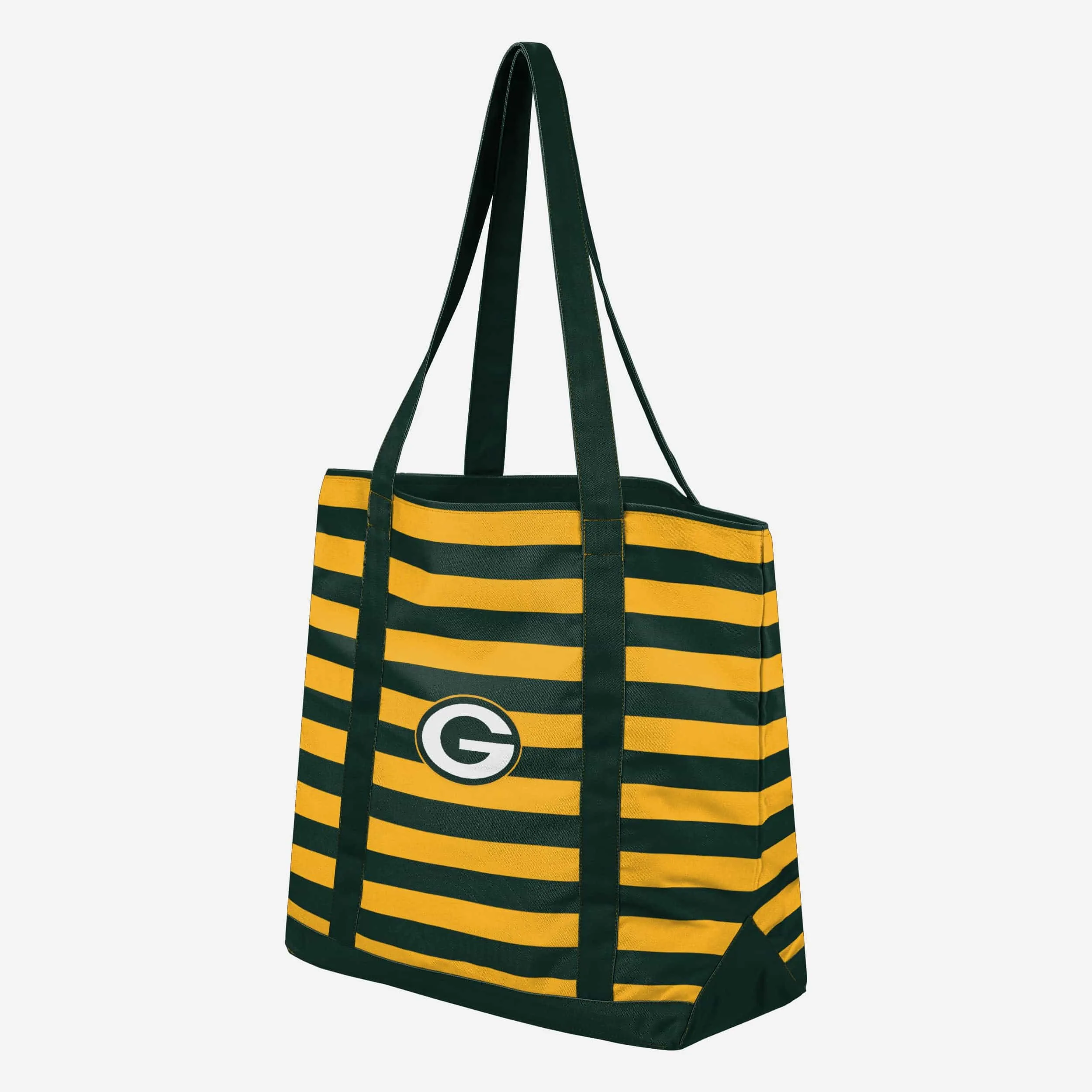 Green Bay Packers Team Stripe Canvas Tote Bag