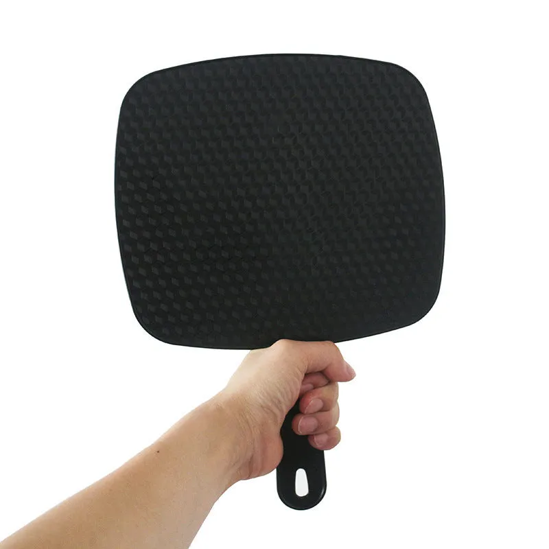 Hand Held Square Mirror Plastic Plane Square Mirror Cosmetic Modeling Mirror Hand Held Portable Dressing Mirror