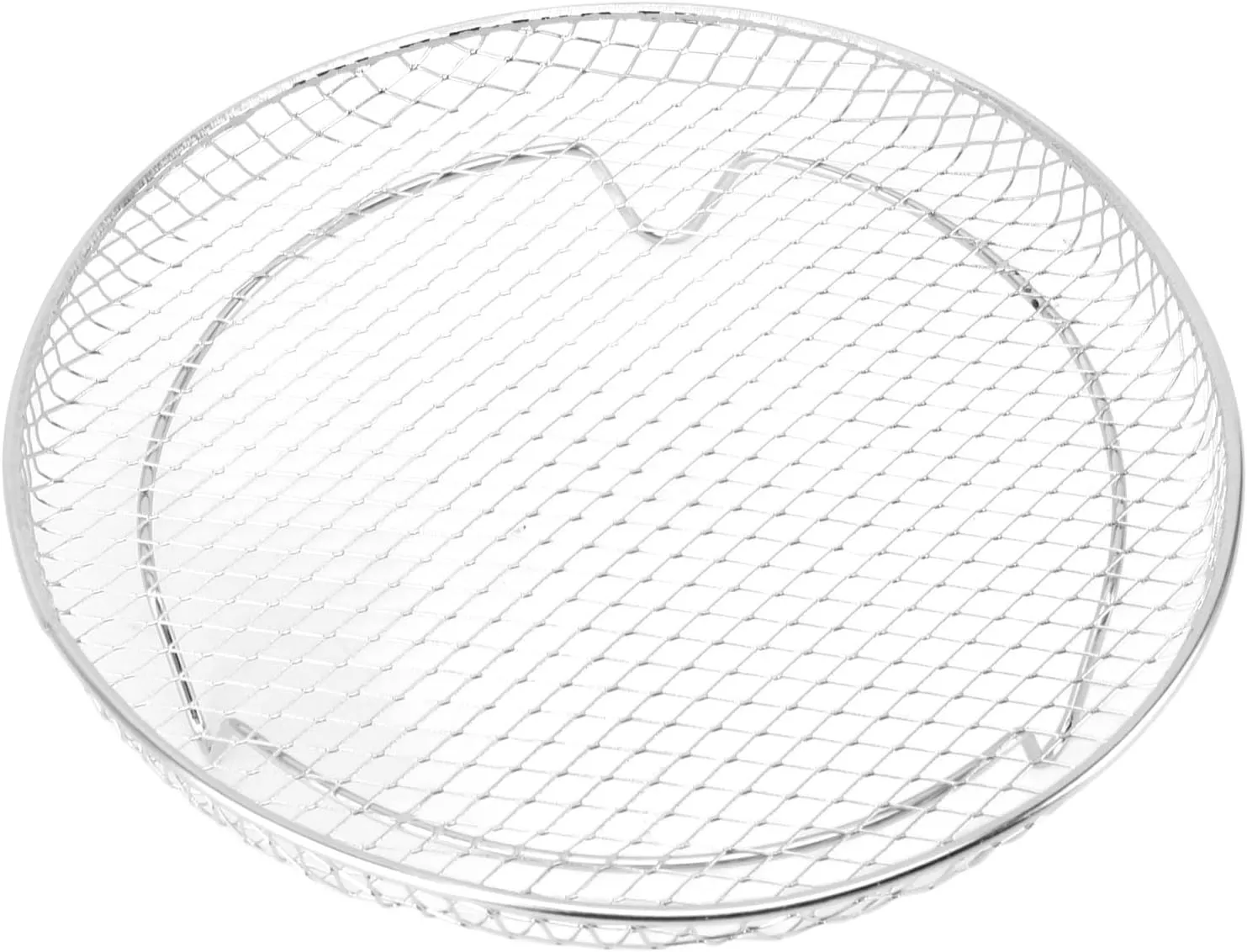 Haofy 3PCS Stackable Multi Layer Dehydrator Rack, Stainless Steel Fryer Accessories, Convenient Side Design, Versatile Stackable Design, Dehydrator Rack for Baking and Dehydrating, (Round)
