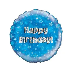 Happy Birthday Balloon (Blue)