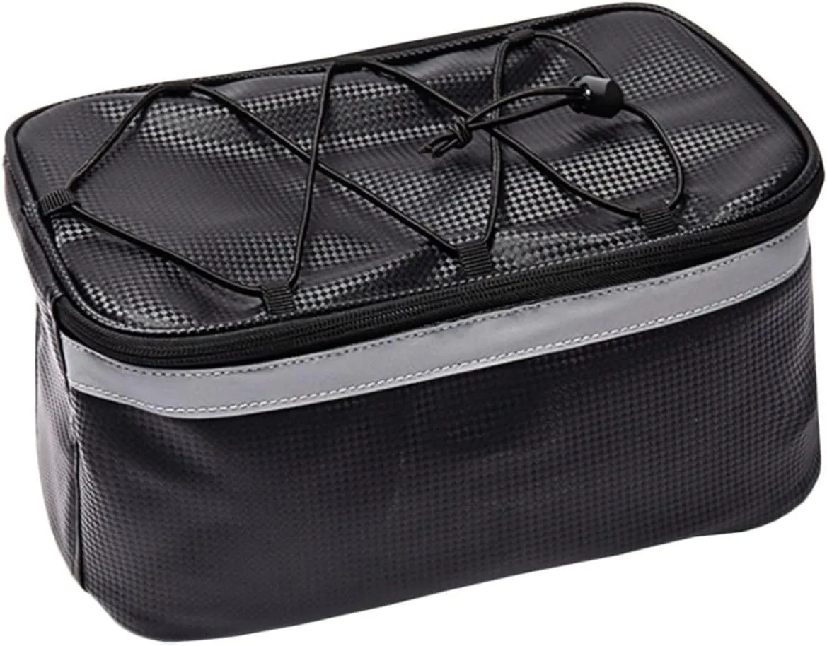 Happyyami Cycling Accessory Rear Storage Pouch Large Bike Bag for Mountain Bikes