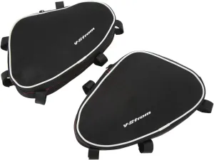 Headerbs Crash Bar Bags, 2PCS Motorcycle Frame Side Bag Repair Tool Placement Package Bag for Suzuki V Strom DL650 DL1000