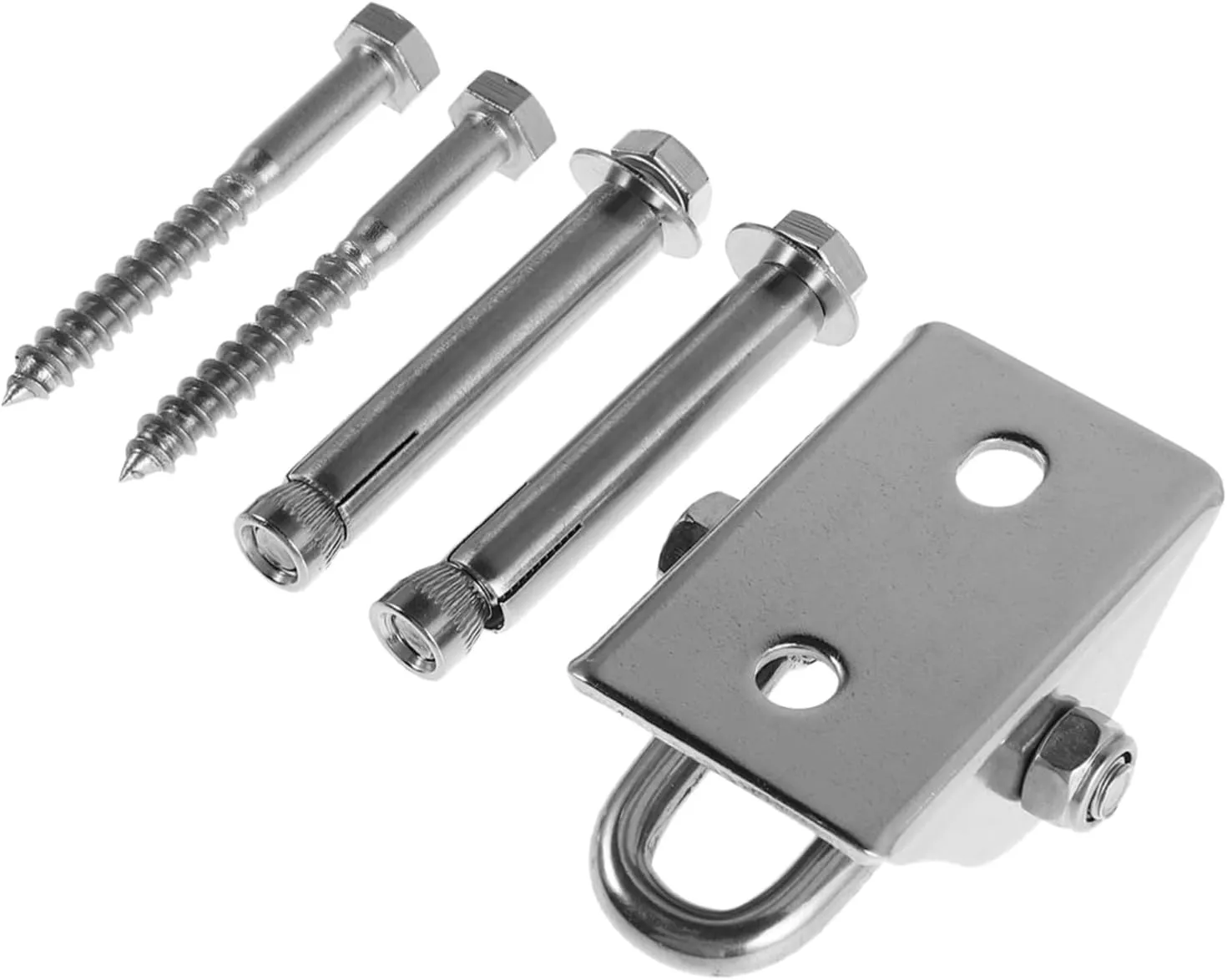 Heavy Duty Swing Hangers Set Stainless Steel Swivel Hooks for Secure Hammock Chair Punching Bag Installation Easy Setup for Use