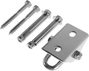 Heavy Duty Swing Hangers Set Stainless Steel Swivel Hooks for Secure Hammock Chair Punching Bag Installation Easy Setup for Use
