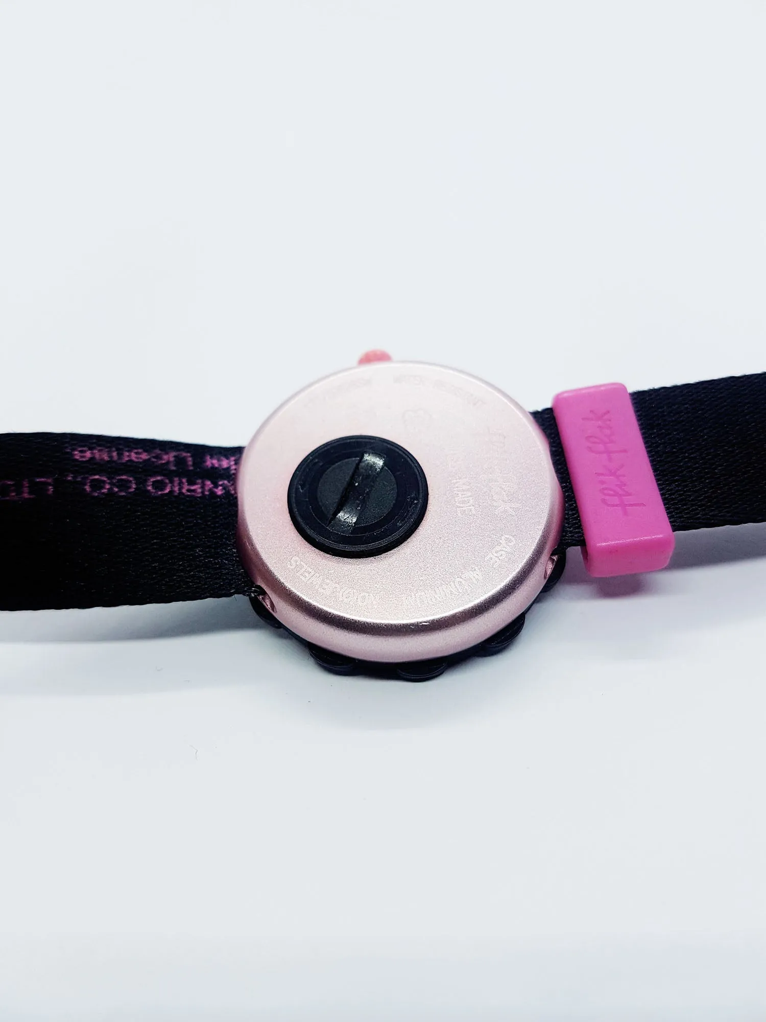 Hello Kitty Black & Pink Flik Flak by Swatch Watch | Vintage Swiss Watches