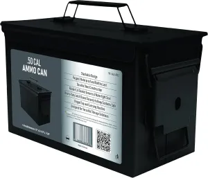 HOMESTEAD 50 Cal Metal Ammo Can - New Steel M2A1 Military Ammo Box, Airtight and Water-Resistant Ammo Box for Storage