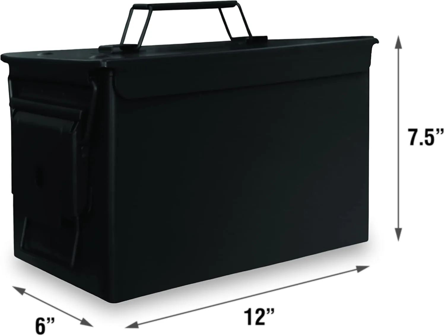 HOMESTEAD 50 Cal Metal Ammo Can - New Steel M2A1 Military Ammo Box, Airtight and Water-Resistant Ammo Box for Storage