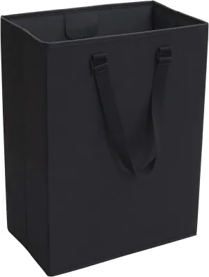 Household Essentials The Recycler Bag, Compact Recycling Center, 600D Polyester with Durable Chipboard Sides, Black