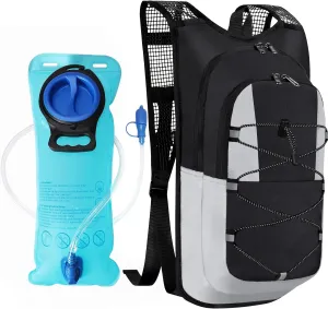 Hydration Backpack - Lightweight Water Backpack with 2L Water Bladder Bag, Running Hydration Vest Backpack for Men Women, Hydration Pack for Hiking, Cycling, Climbing MIYCOO
