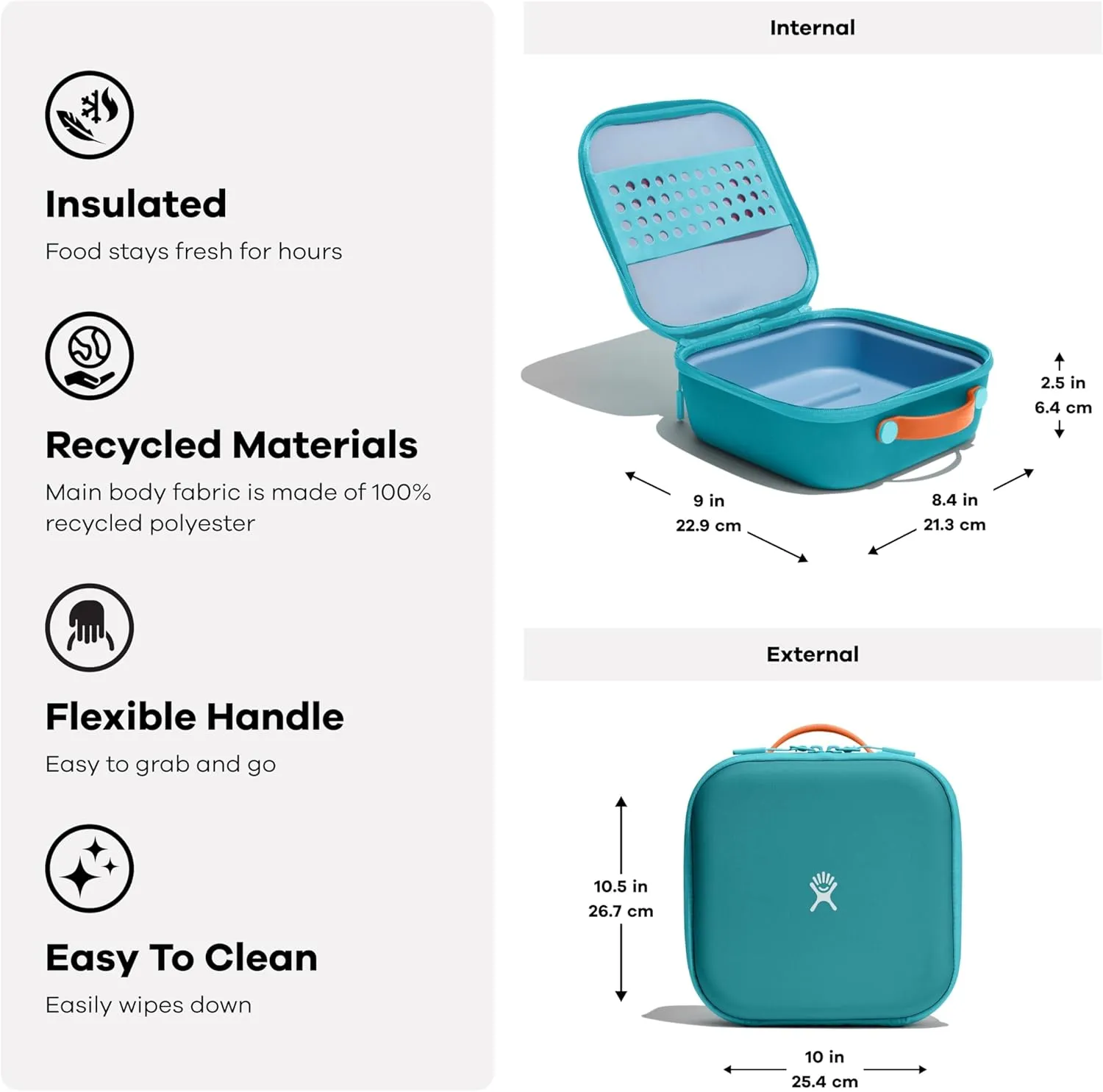 Hydro Flask Kids Small Insulated Lunch Box Dew