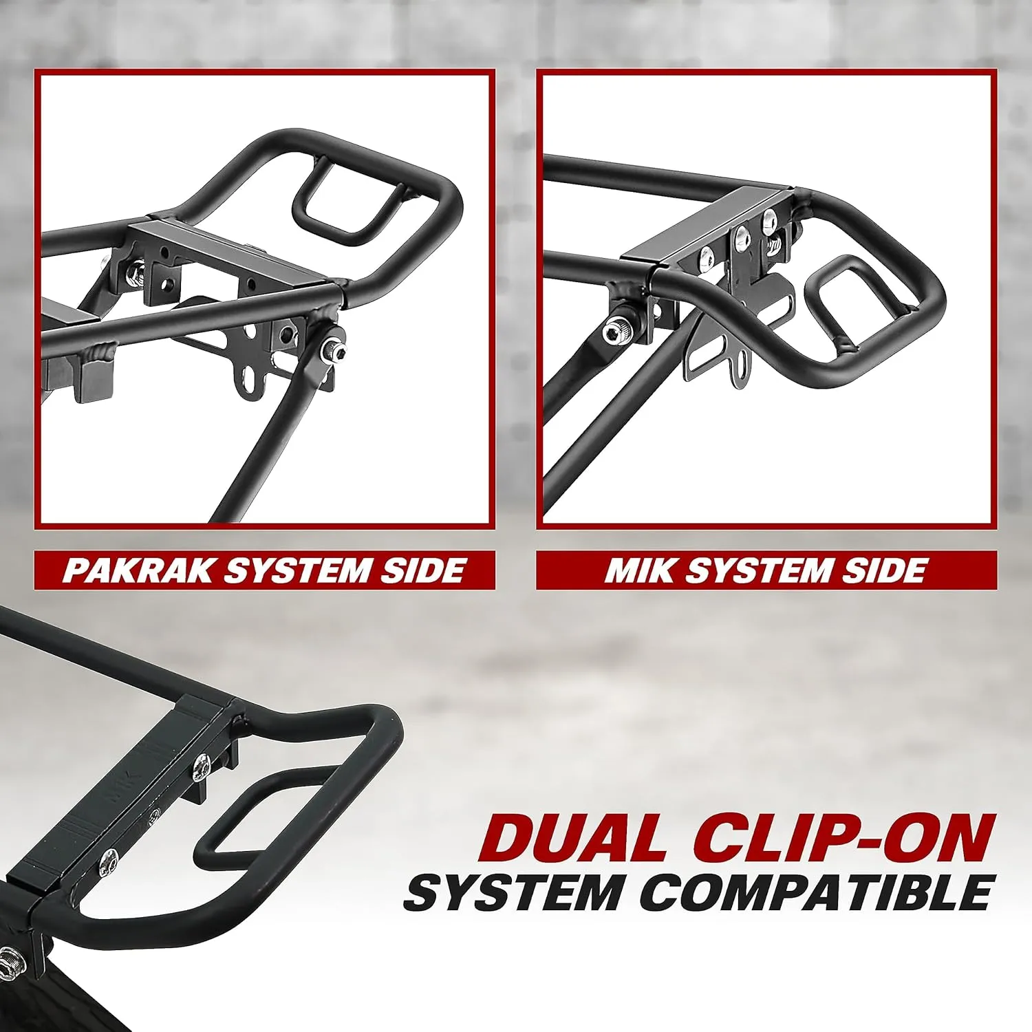 Ibera Bike Rack - Bicycle Touring Carrier Plus  for Disc Brake/Non-Disc Brake Mount, Fat Tire Bikes, Frame-Mounted for Heavier Top & Side Loads, Height Adjustable for 26"-29" Frames