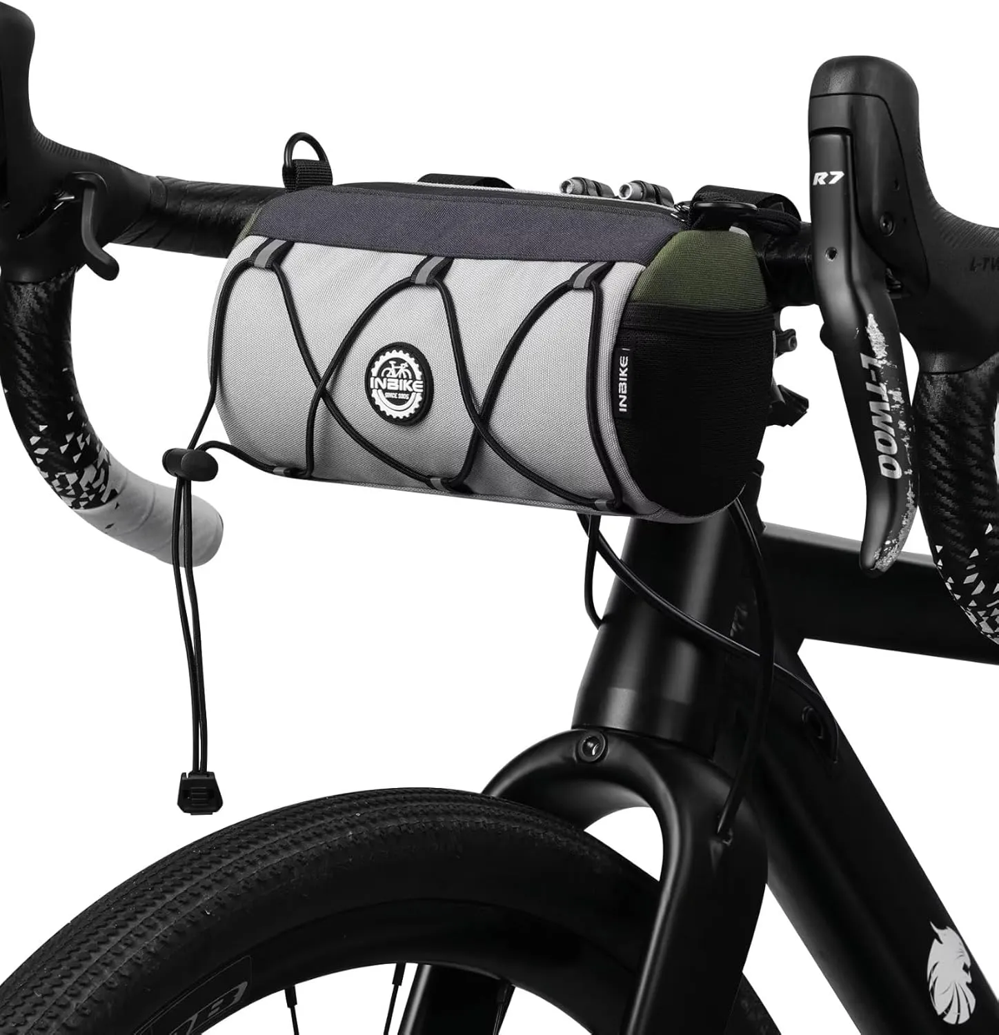 INBIKE Waterproof Bike Handlebar Bag with Shoulder Strap 1.8L Bicycle Front Storage Bags for Motorcycle Biking Exercise