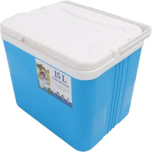 Insulated Cooler, 15L Portable Cooler Camping Coolers Lasting Cooling Insulation Hard Cooler Box Small Cooler Hard Shell for Beach, Drink, Beverage, Camping, Picnic, Fishing,
