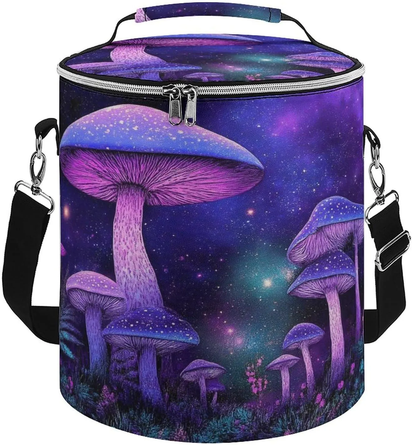 Insulated Cooling Bag with Zipper, Large Capacity Insulated Backpack Cooler for Work