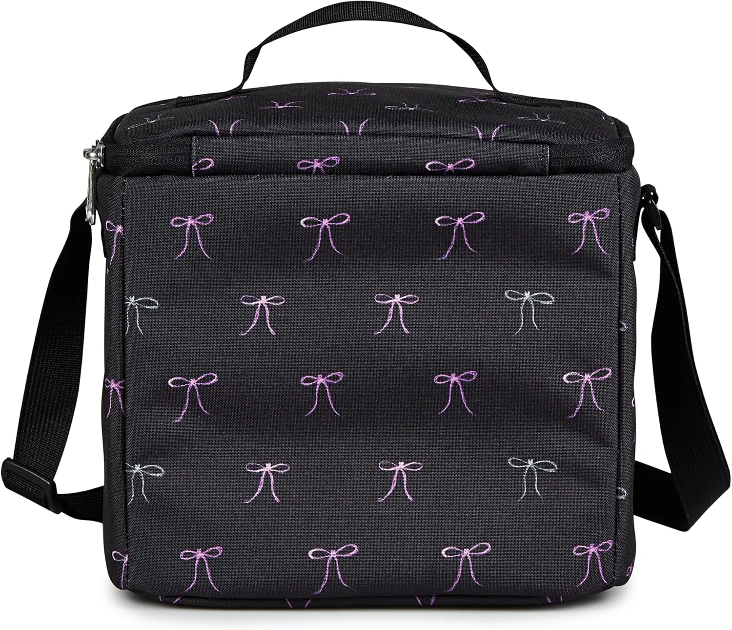JanSport Super Snack – Insulated Lunch Bag with BPA-Free Liner, Zipper Top Opening, and Adjustable Shoulder Strap, Bad Bows