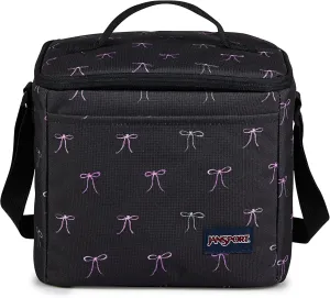 JanSport Super Snack – Insulated Lunch Bag with BPA-Free Liner, Zipper Top Opening, and Adjustable Shoulder Strap, Bad Bows