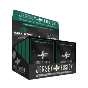 Jersey Fusion Football 2nd Edition 10 Box Display NEW ARRIVAL