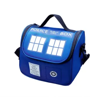 JEWSUN Police Public Call Box Lunch Bag